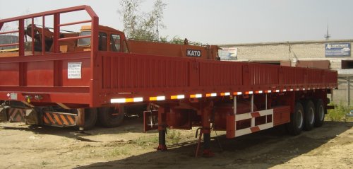 Бортовой полуприцеп-контейнеровоз  CIMC  ZJV9400DY ( 60 тонн3 оси)